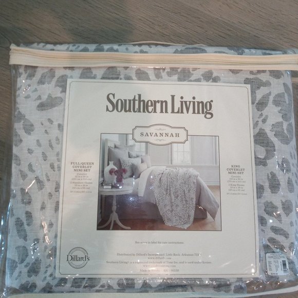 SOUTHERN LIVING SAVANNAH Leopard Queen Coverlet - Picture 3 of 7